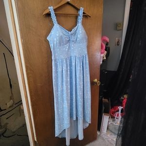 Baby Blue High-low Dress